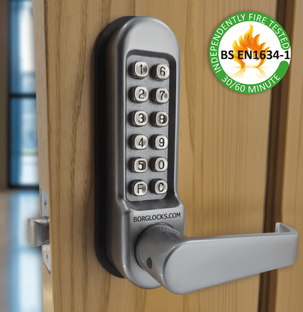BL5401 FT keypad lock on door