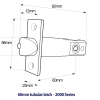 BL2201 ECP - Tubular latch, inside paddle handle with holdback & ECP coding chamber - Image 8