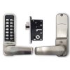 BL2402 ECP - 28mm ali latch, free turning lever handle keypad, inside lever handle with optional holdback & ECP coding chamber - Image 2