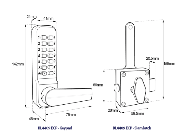 BL4409 ECP   Line drawing
