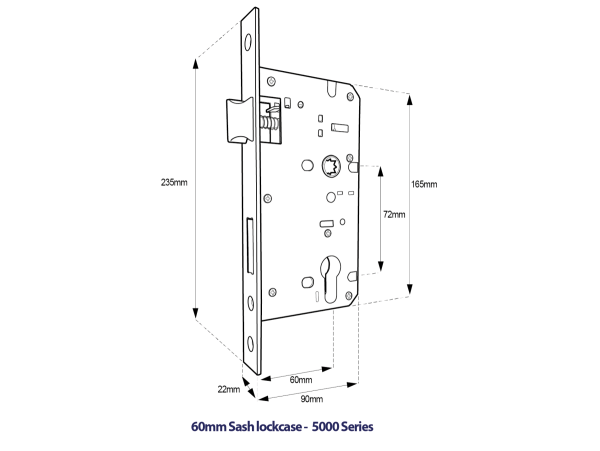 Lockcase   Line drawing
