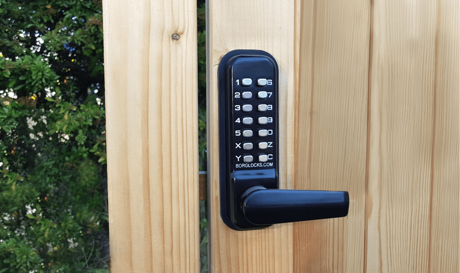 the BL4409 from Borg Locks is designed to fit perfectly on your wooden or timber garden gate