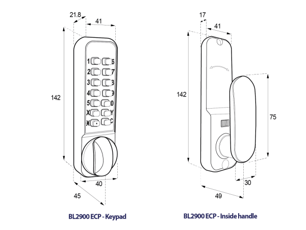 2900 ECP   Line drawing