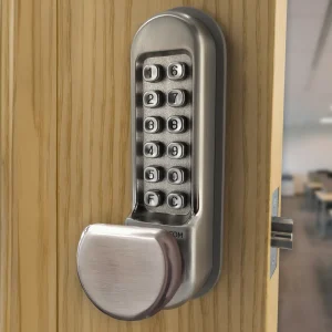 BL5101 - Knob turn keypad with internal lever handle and tubular latch