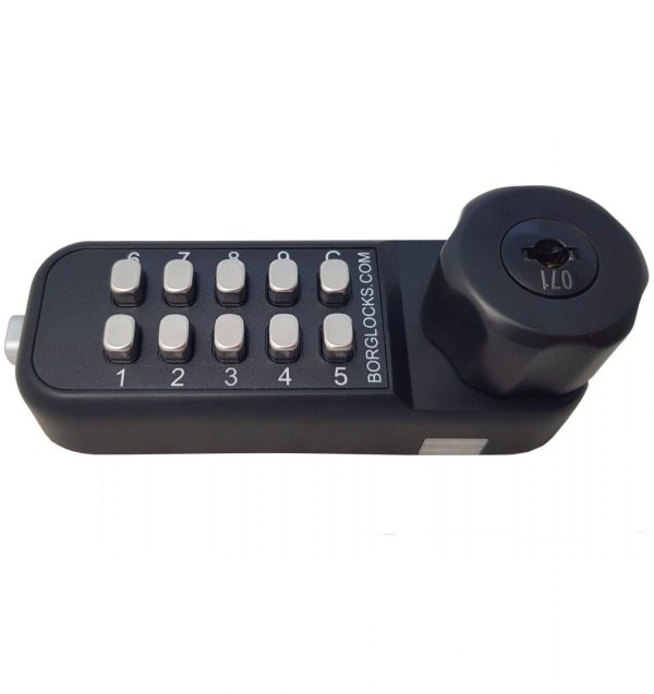 Black keypad with key entry