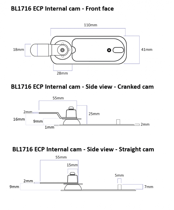 BL1716   Cam line drawing
