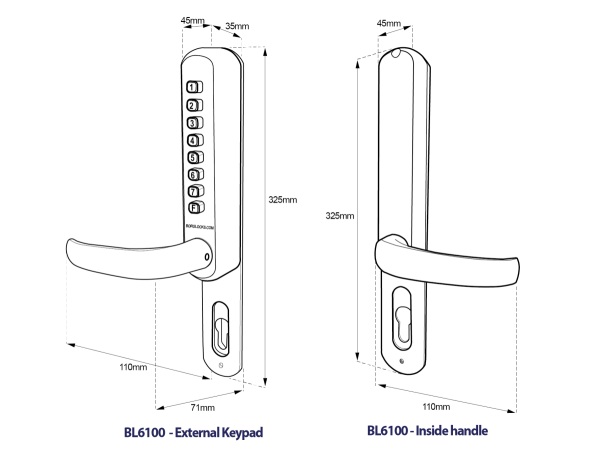 BL6100   Line drawing