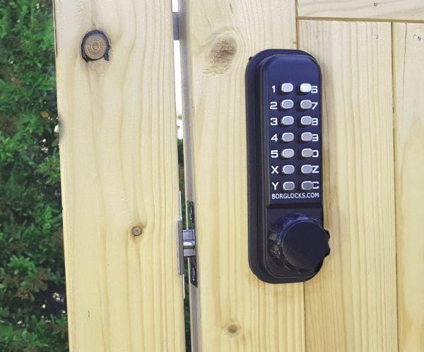 BL2601 mounted on wooden gate