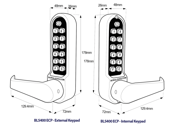 BL5451 ECP   Line drawing