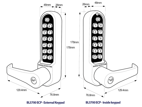 BL5771 ECP   Line drawing