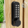 combination lock outdoor gate