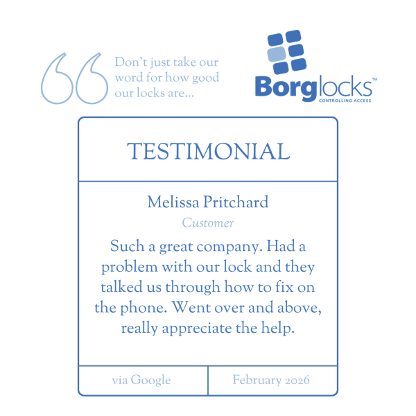 borg locks testimonial